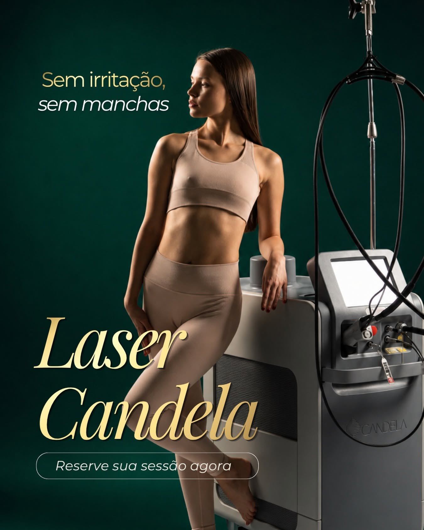 Laser Candela usado na depilação do Eden Salon & Beauty Lounge